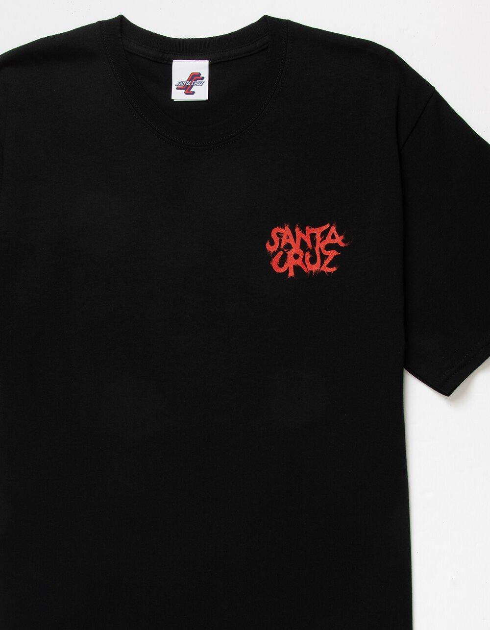 SANTA CRUZ Knox Firepit Dot Mens Tee - BLACK Product Image