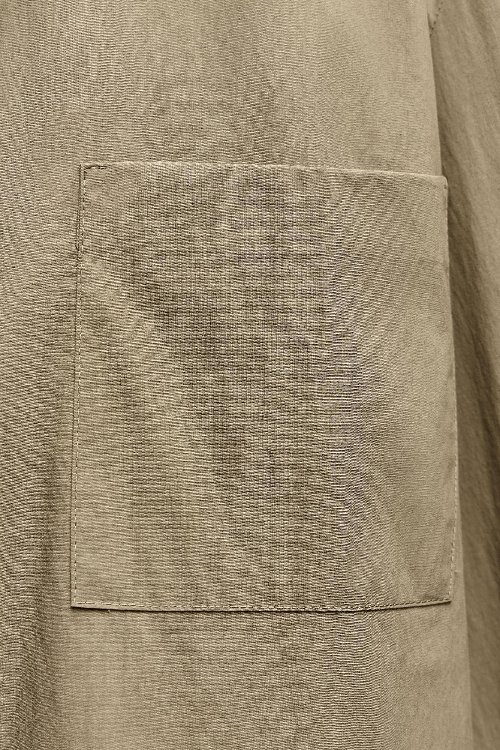 POPLIN POCKET SHIRT ZW COLLECTION Product Image