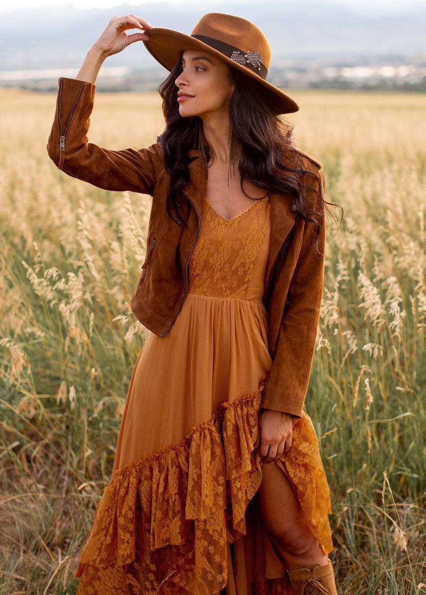 Christelle Dress in Marigold Female Product Image