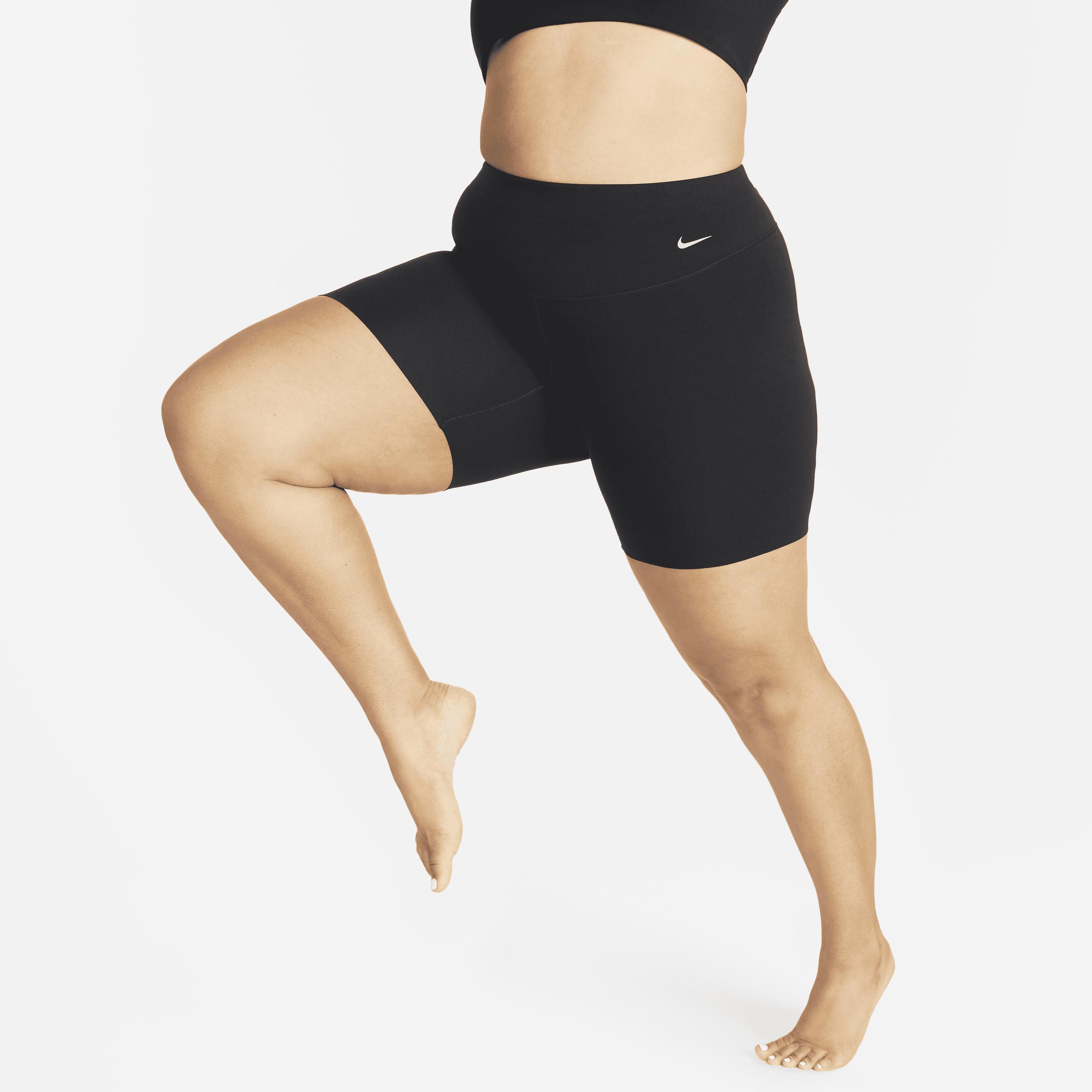 Nike Women's Zenvy Gentle-Support High-Waisted 8" Biker Shorts (Plus Size) Product Image