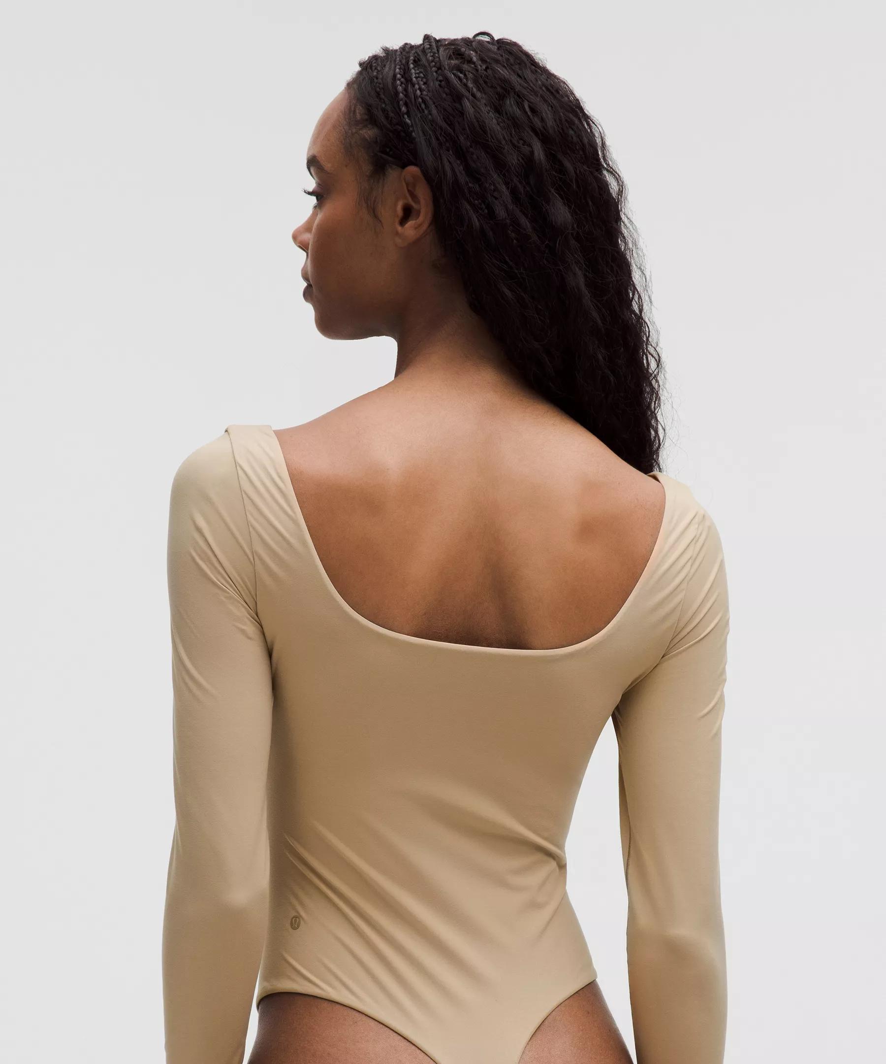 Wundermost Ultra-Soft Nulu Square-Neck Long-Sleeve Bodysuit Product Image