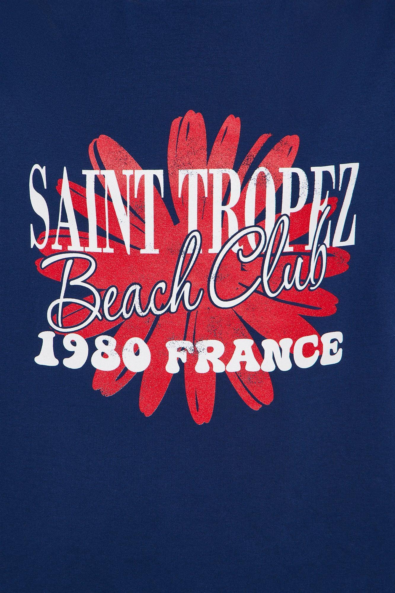 St. Tropez Beach Club Oversize  Short Set - Navy Product Image