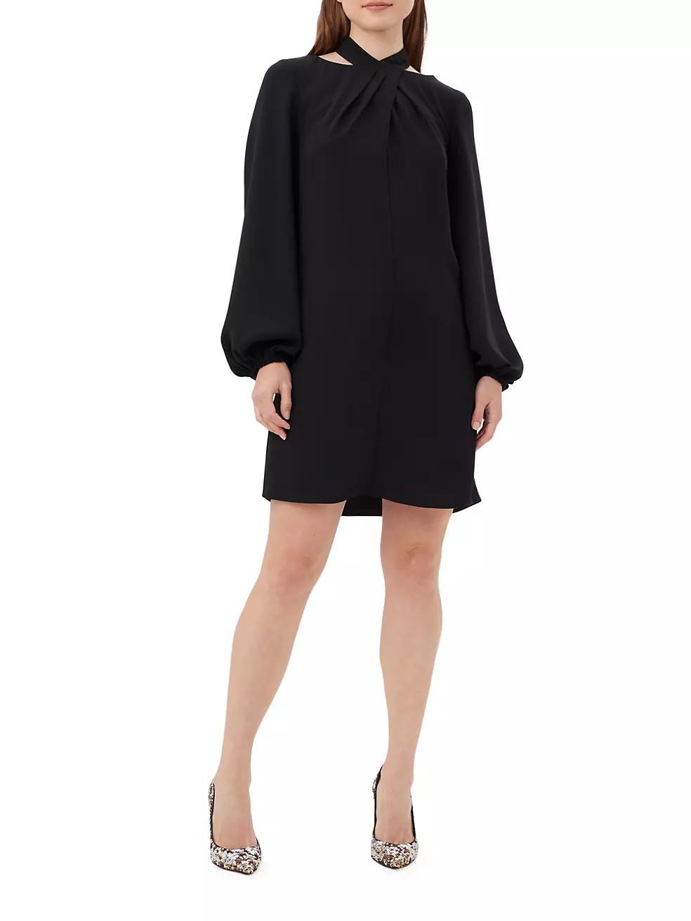 Kanai Satin Blouson Minidress Product Image