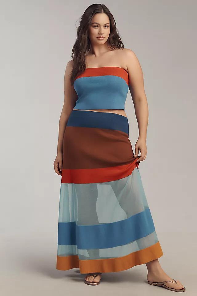 Maeve Knit Cropped Tube Top Product Image