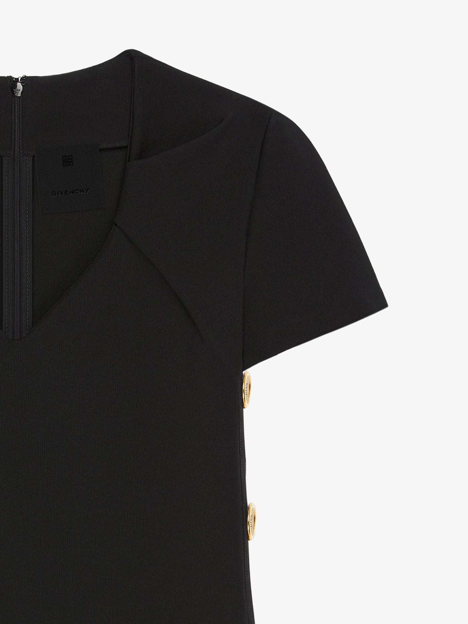 Dress in Punto Milano with buttons Product Image