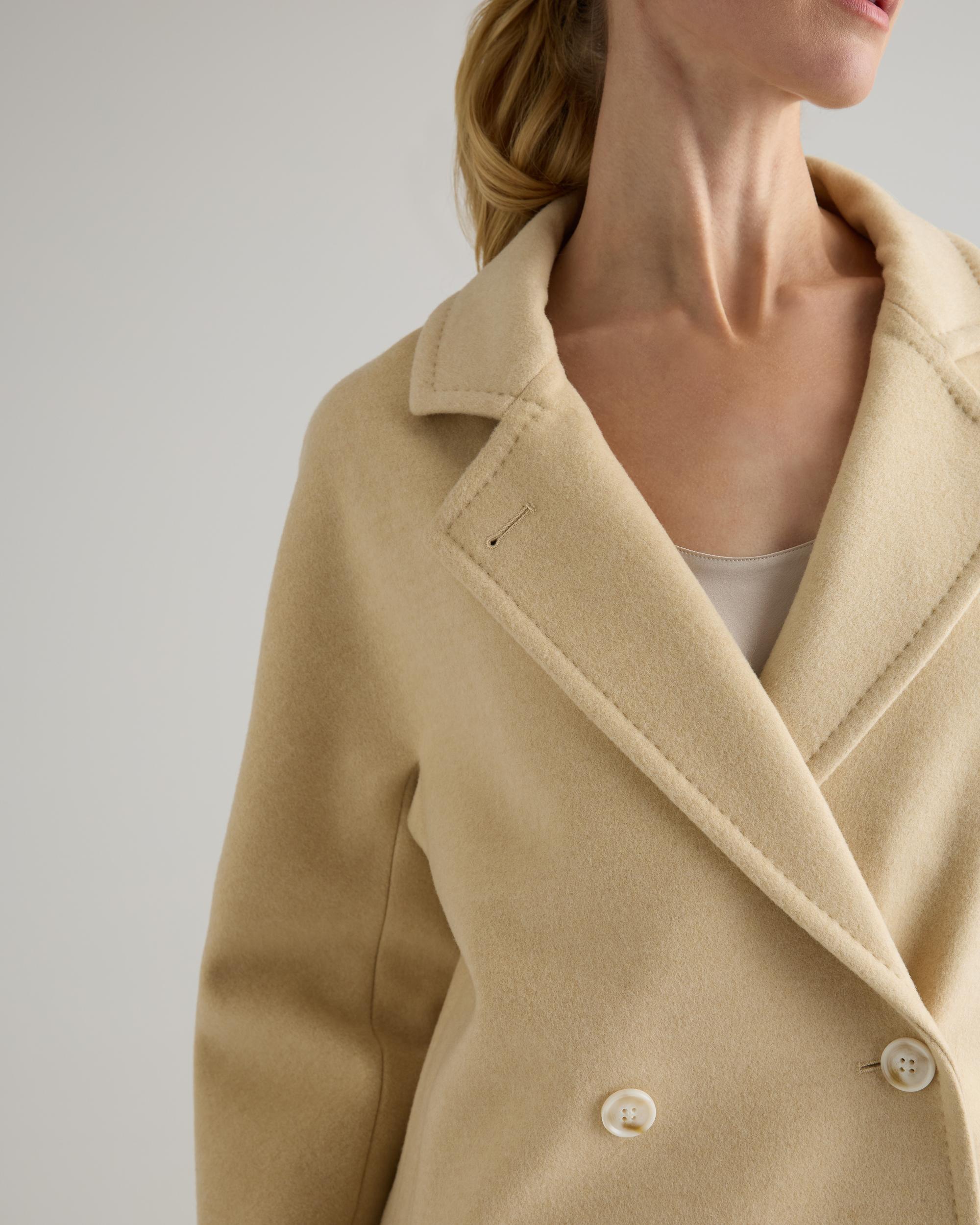 Quince | Women's Italian Wool Double-Breasted Slouch Coat Product Image