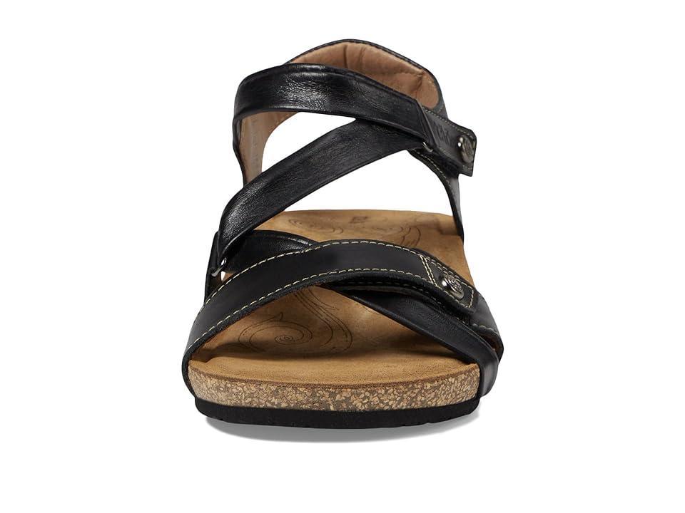 Taos Footwear Universe Banded Leather Wedge Sandals Product Image
