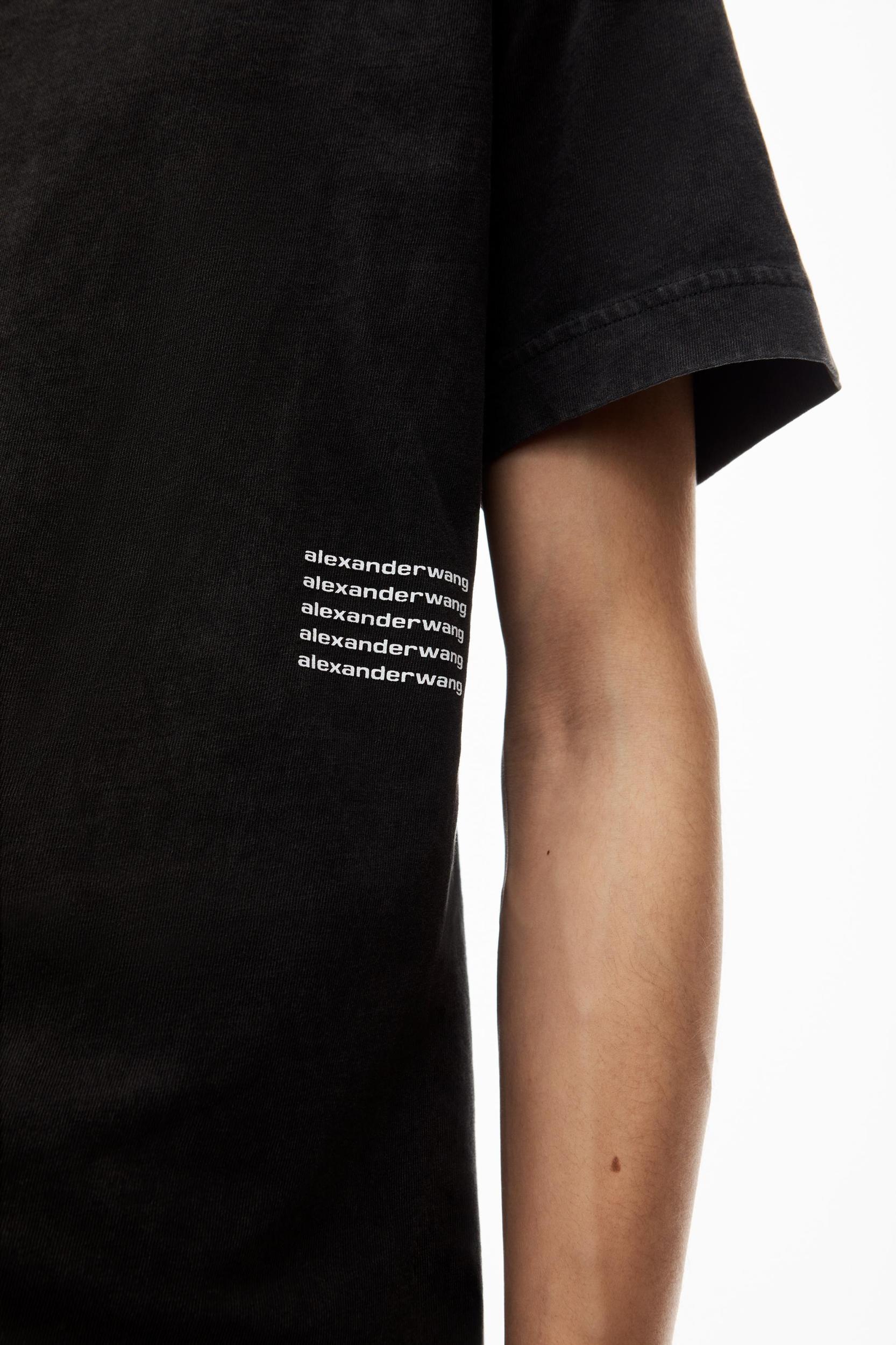 Unisex Acid Wash Tee In High Twist Jerseyâ  Product Image