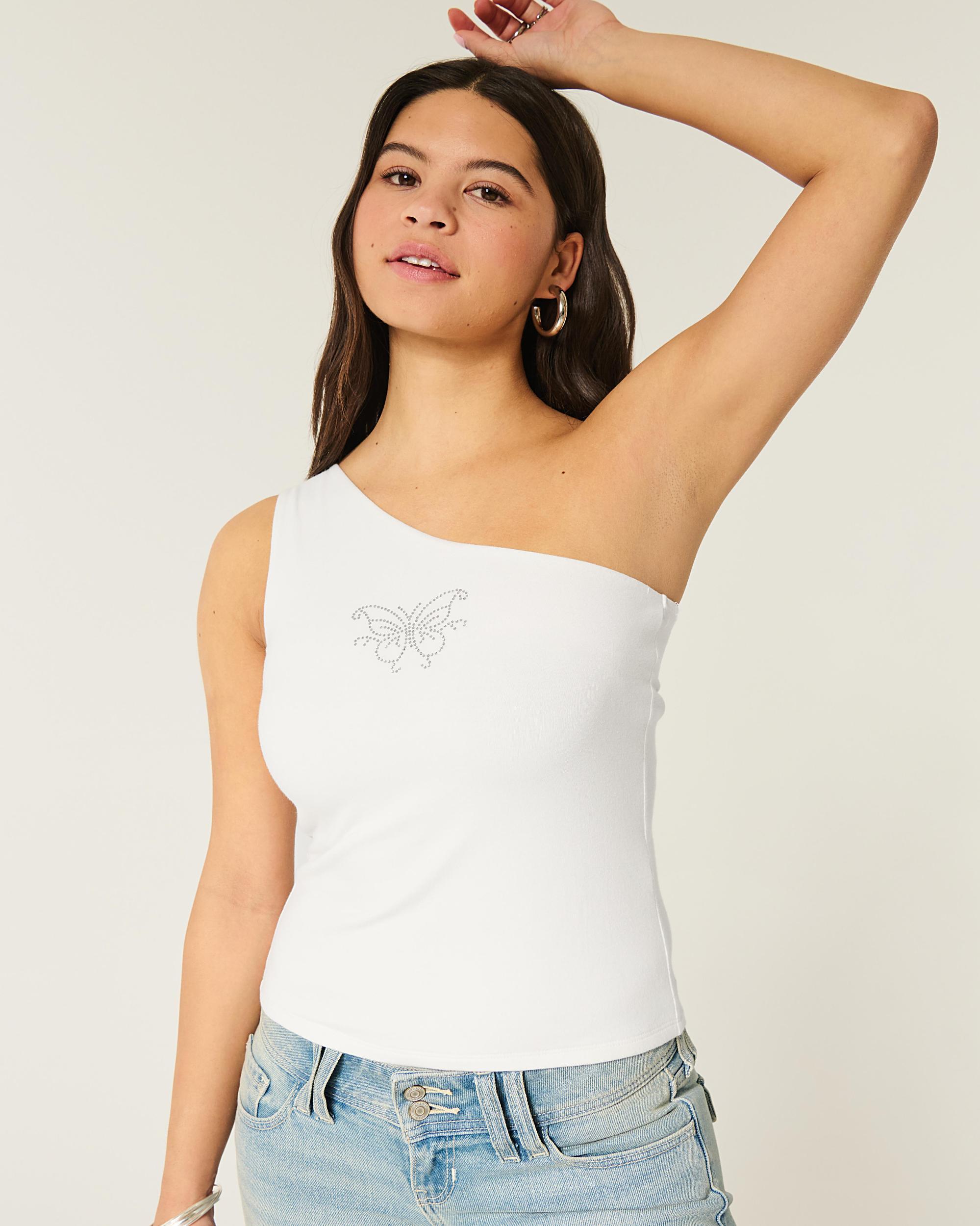 Asymmetrical Shine Graphic Tank Product Image