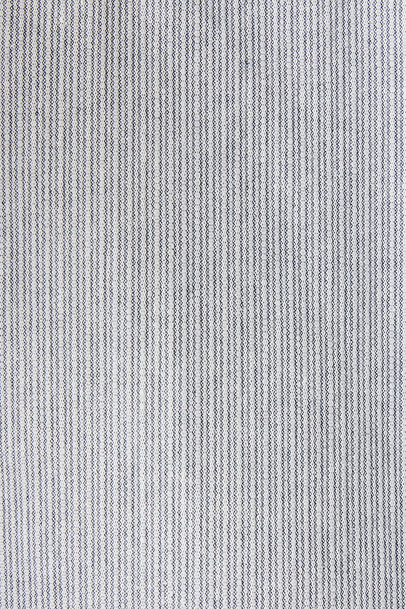 Textured Striped Collared Button-Up Top Male Product Image