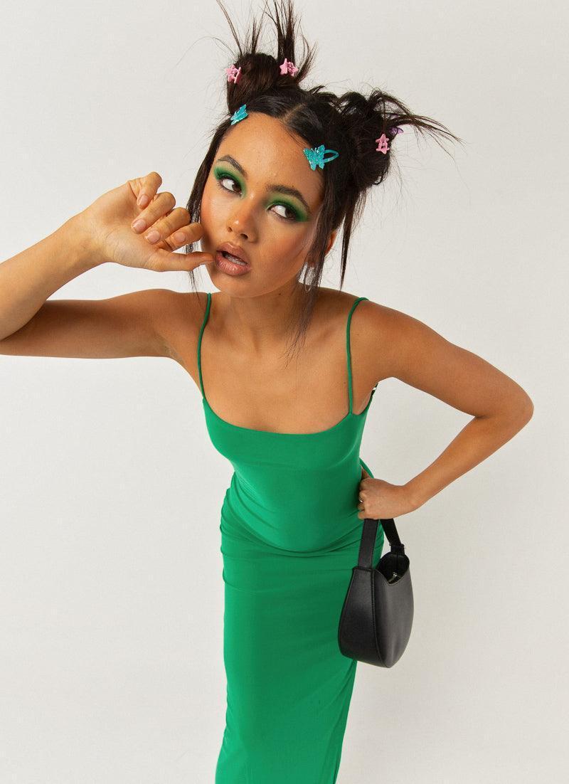 Heading West Maxi Dress - Jade Green Product Image
