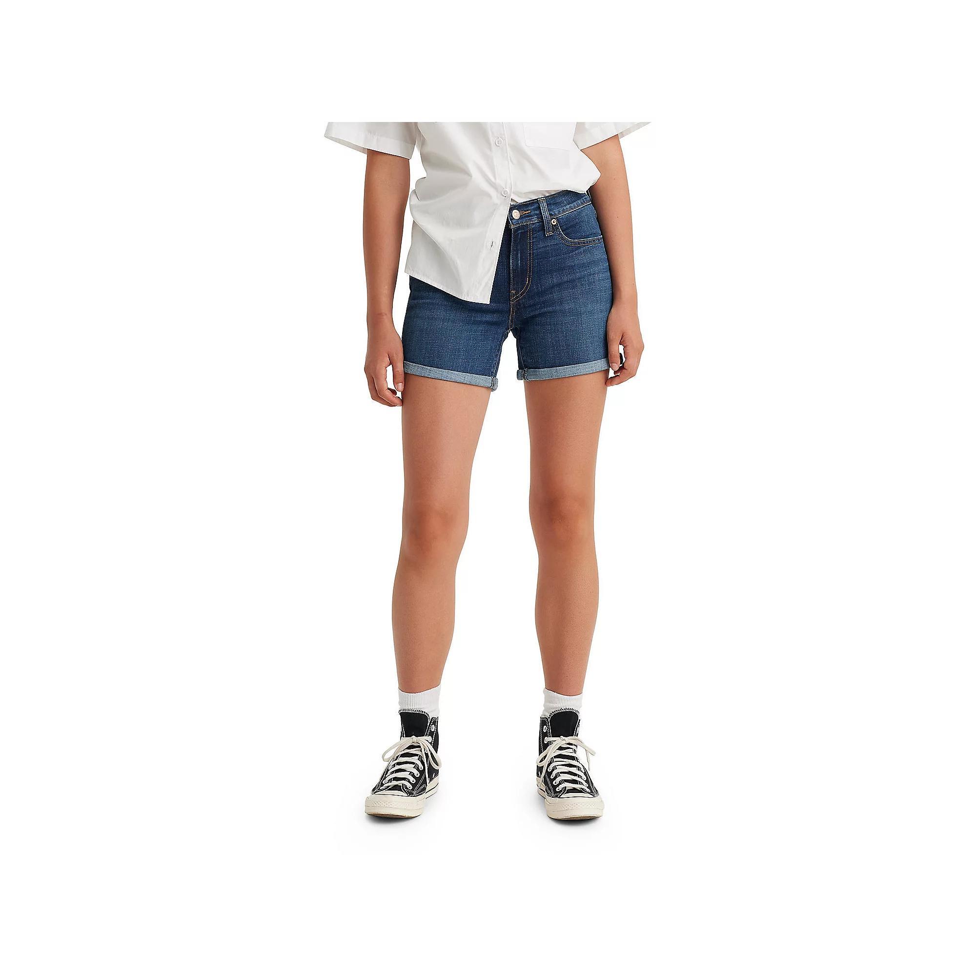 Womens Levis Mid-Length Jean Shorts Product Image