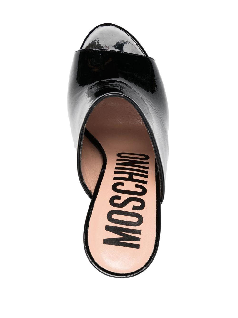 110mm embossed-logo wedge sandals Product Image