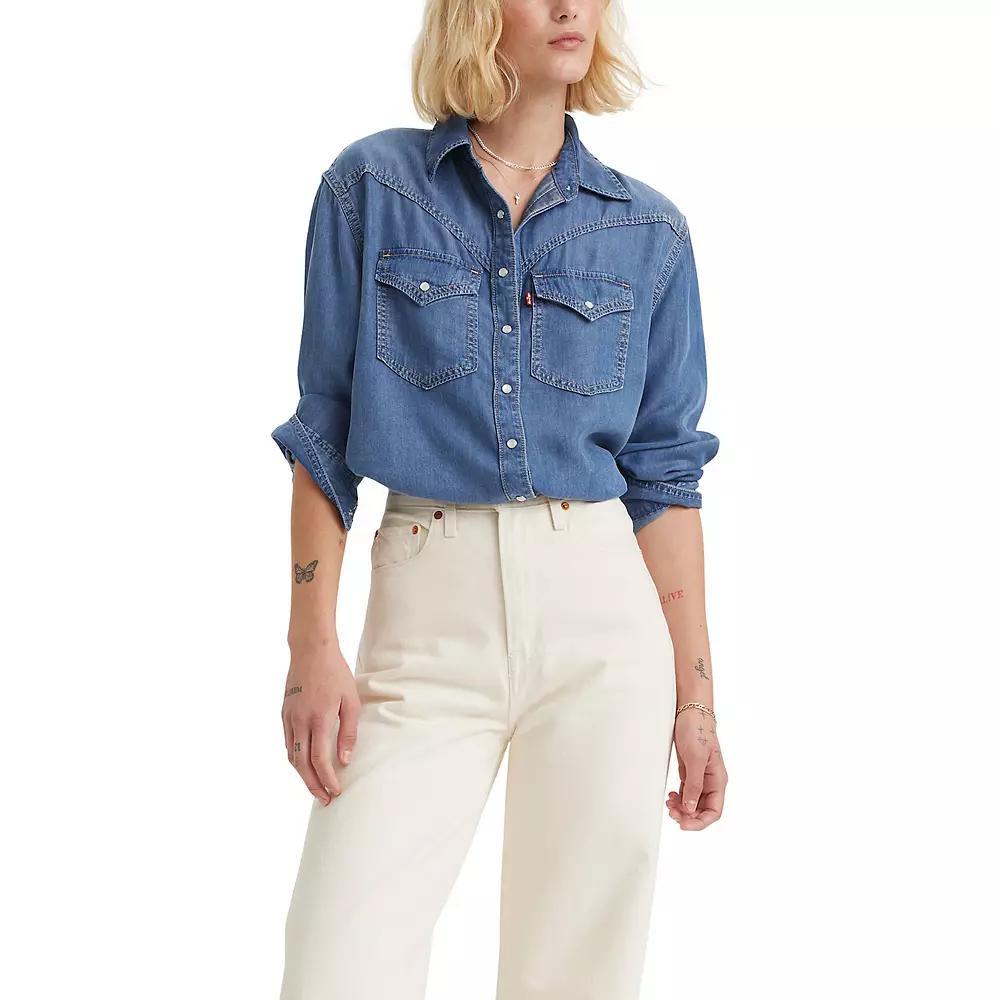 Womens' Levi's® Sawyer Western Shirt, Women's, Size: Small, Ringing Bells Product Image