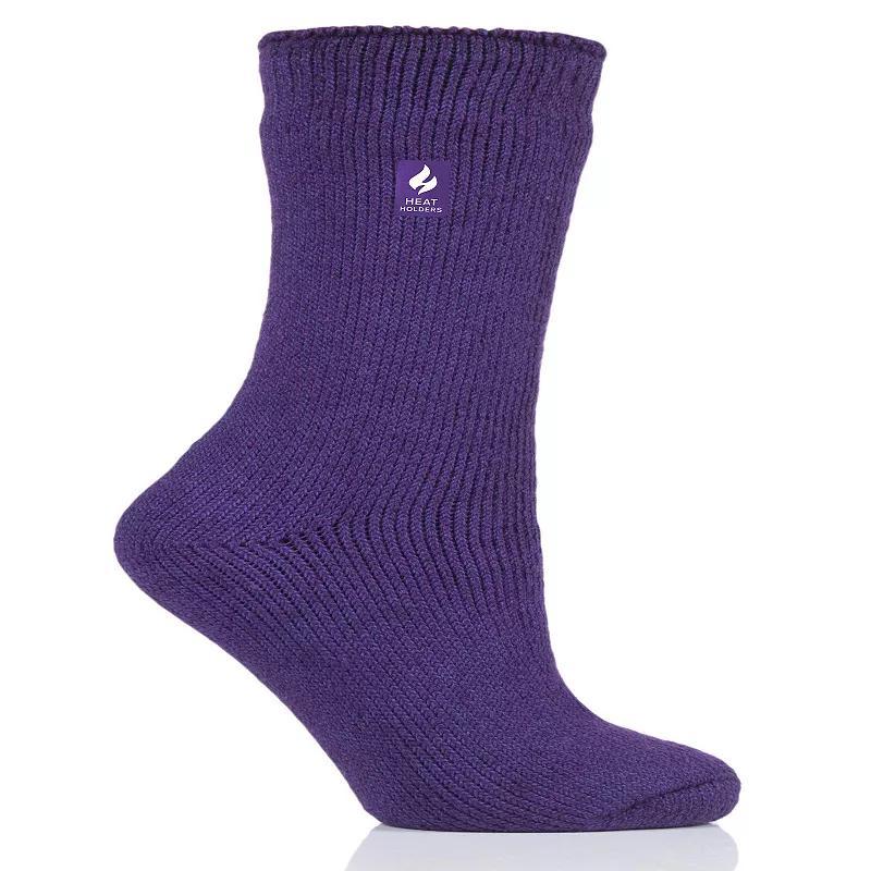 Womens Heat Holders Camellia Solid Crew Socks Product Image
