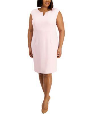 Kasper Plus Size Sleeveless Sheath Dress Product Image