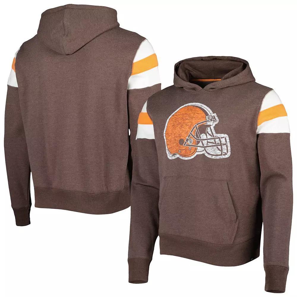 Men's '47 Brown Cleveland Browns Premier Nico Pullover Hoodie, Size: Large, Team Product Image