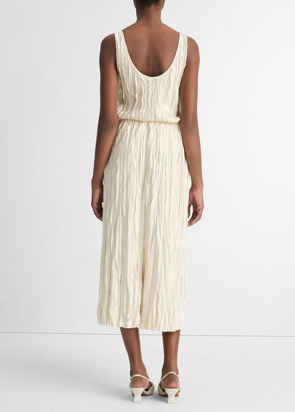 Womens Crushed Satin Bias Skirt, Pale Ivory, Size 10 Vince Product Image