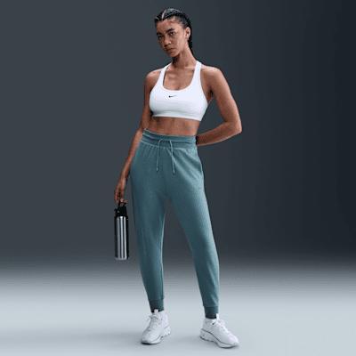 Nike Dri-FIT One Women's High-Waisted 7/8 French Terry Joggers Product Image