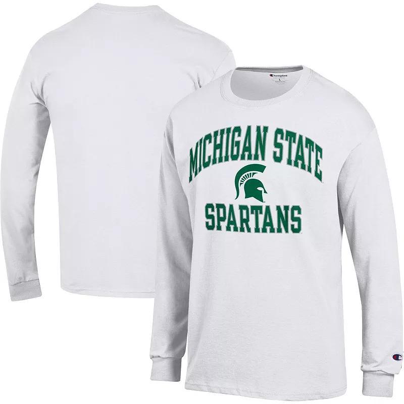 Mens Champion Navy Penn State Nittany Lions Team Stack Long Sleeve T-shirt Product Image