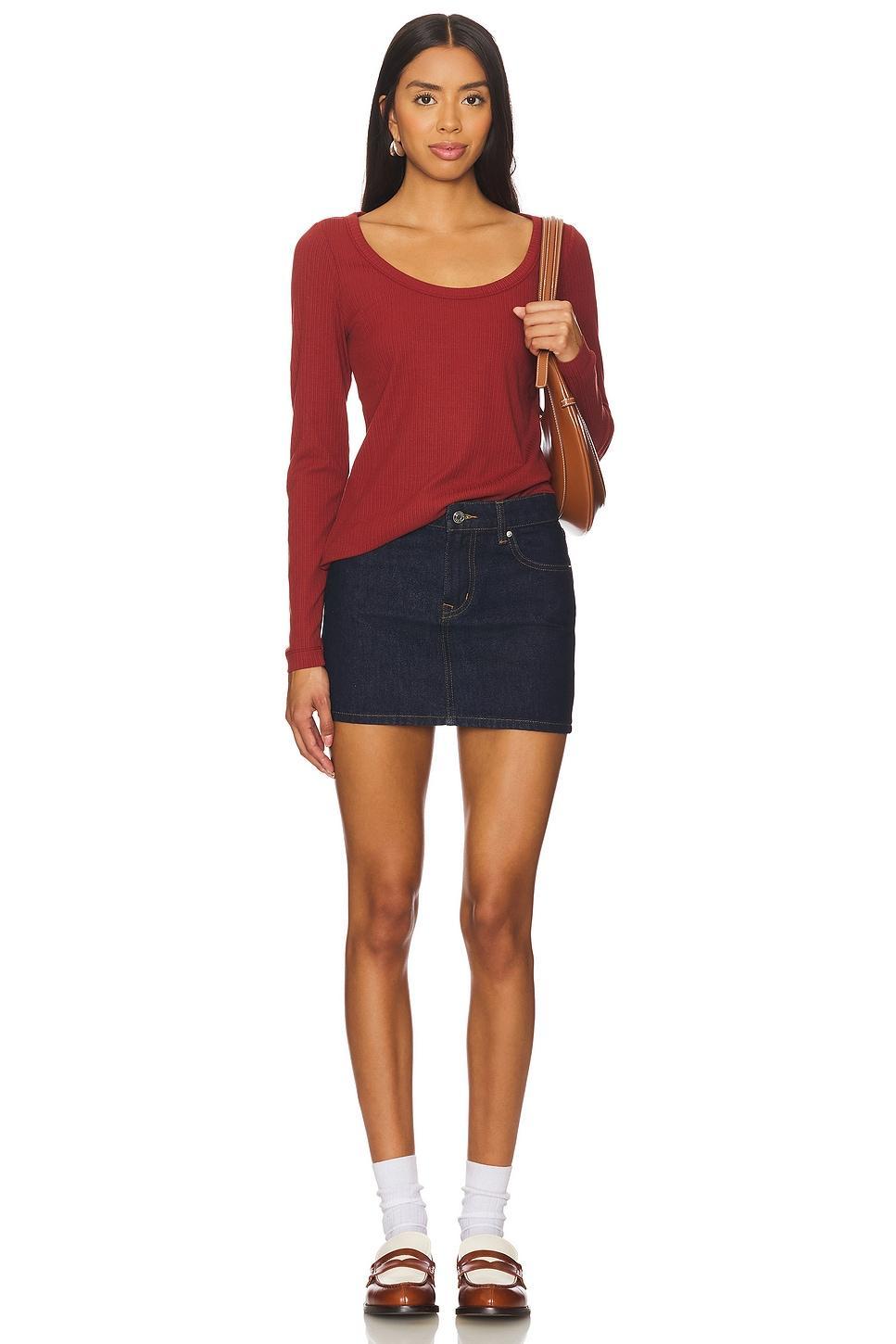 Rib Scoop Tee SPANX Product Image
