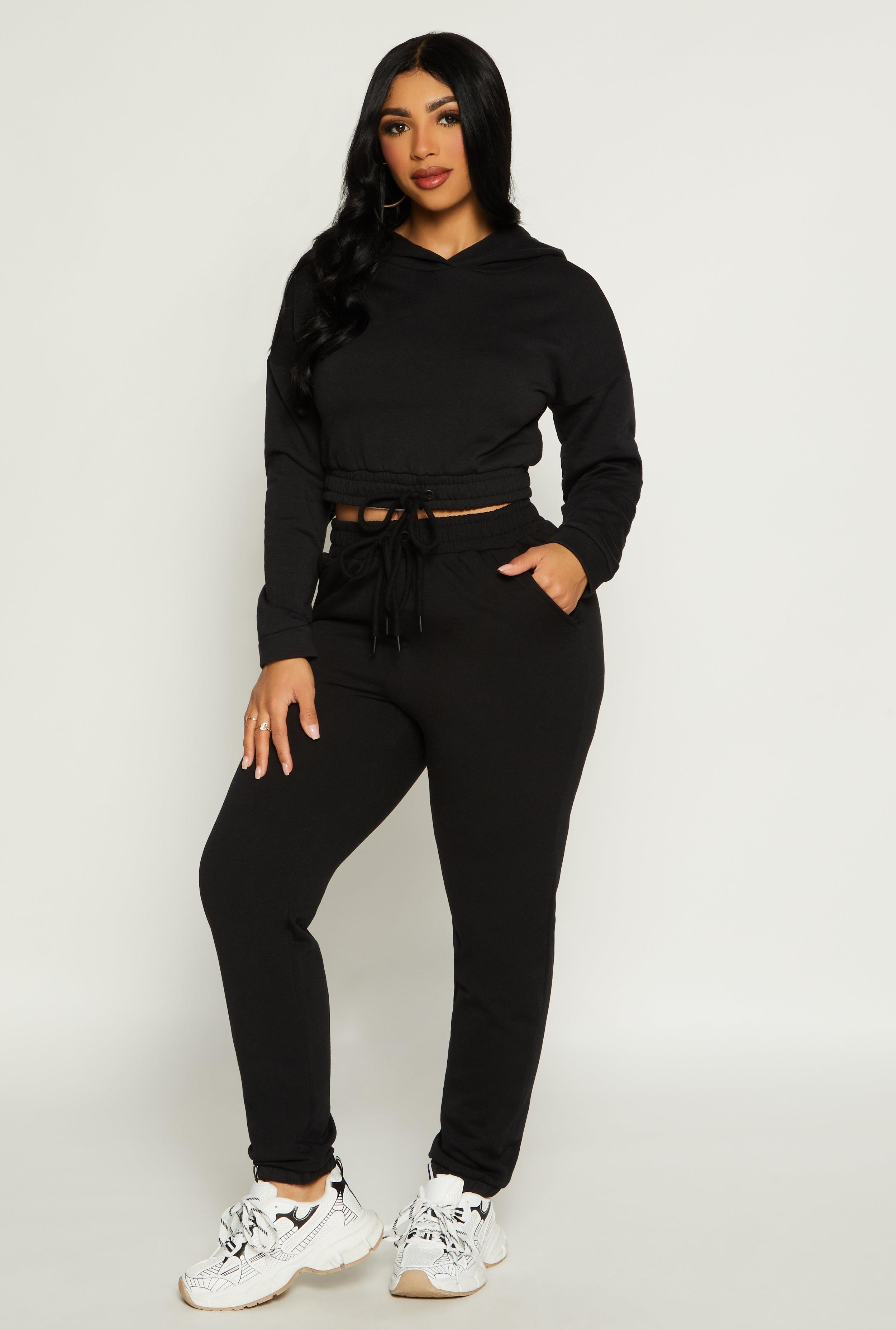 Womens Iris Basic Fleece Drawstring Sweatpants Product Image