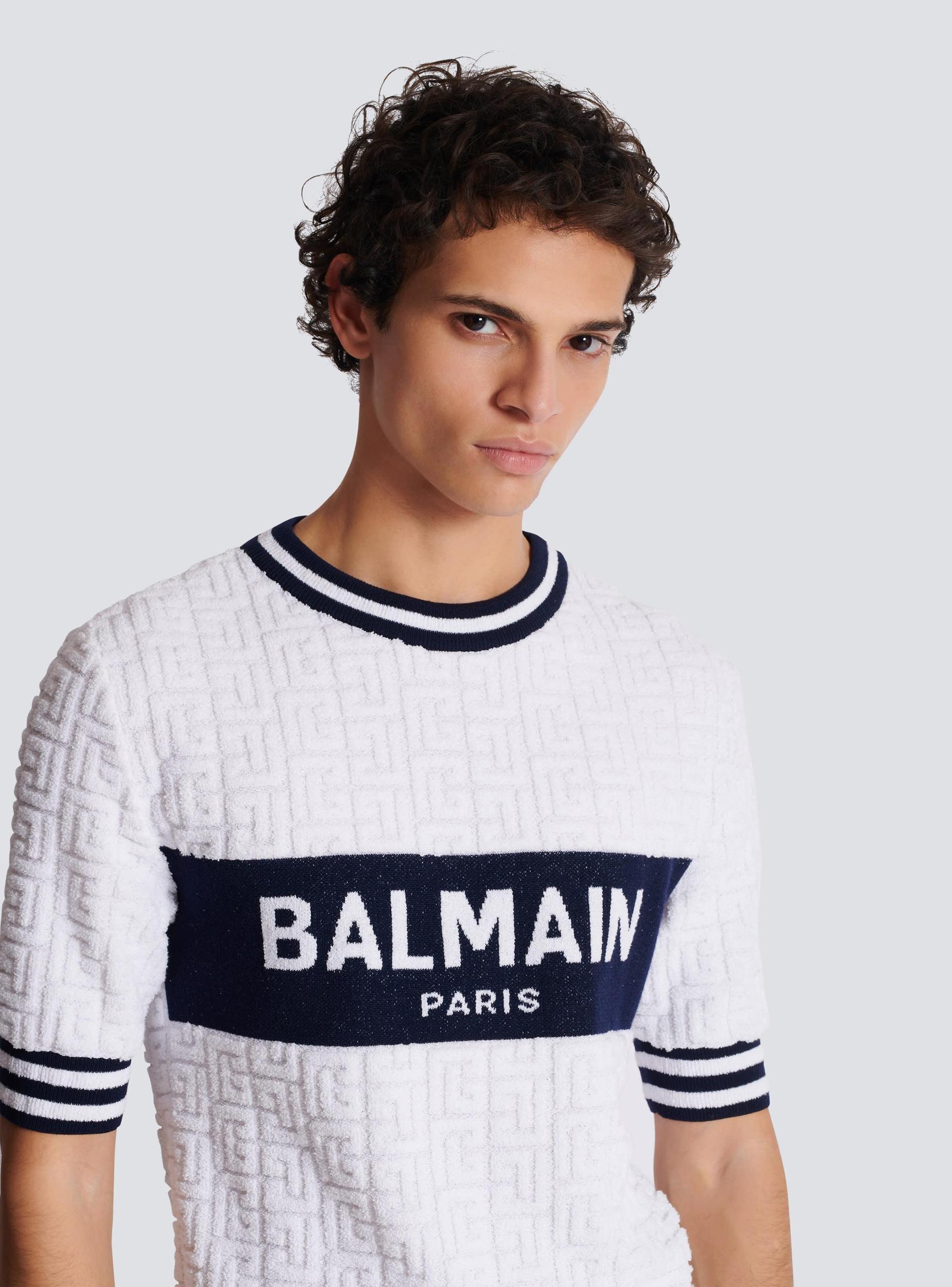 Short-sleeved PB Labyrinth knit T-shirt Product Image