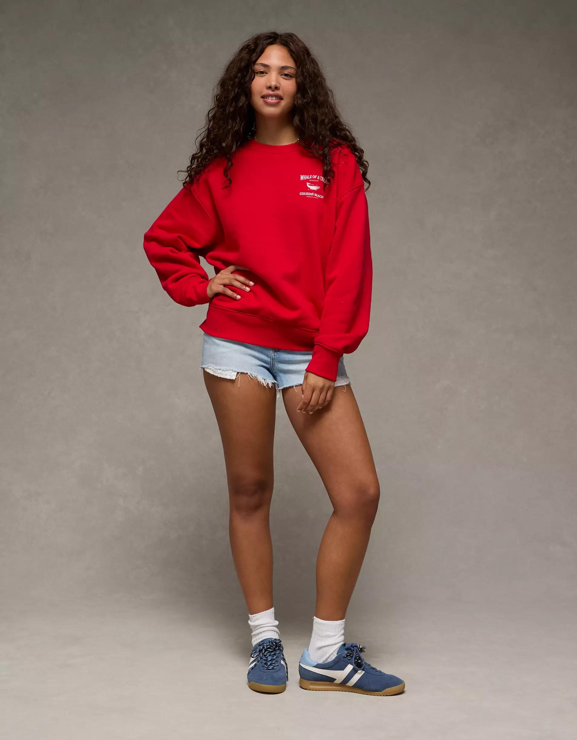 AE x The Summer I Turned Pretty Everyday Luxe Graphic Sweatshirt Product Image