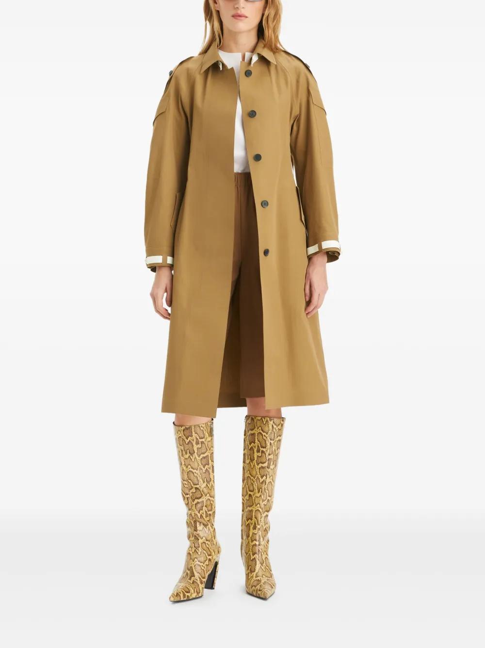belted trench coat Product Image