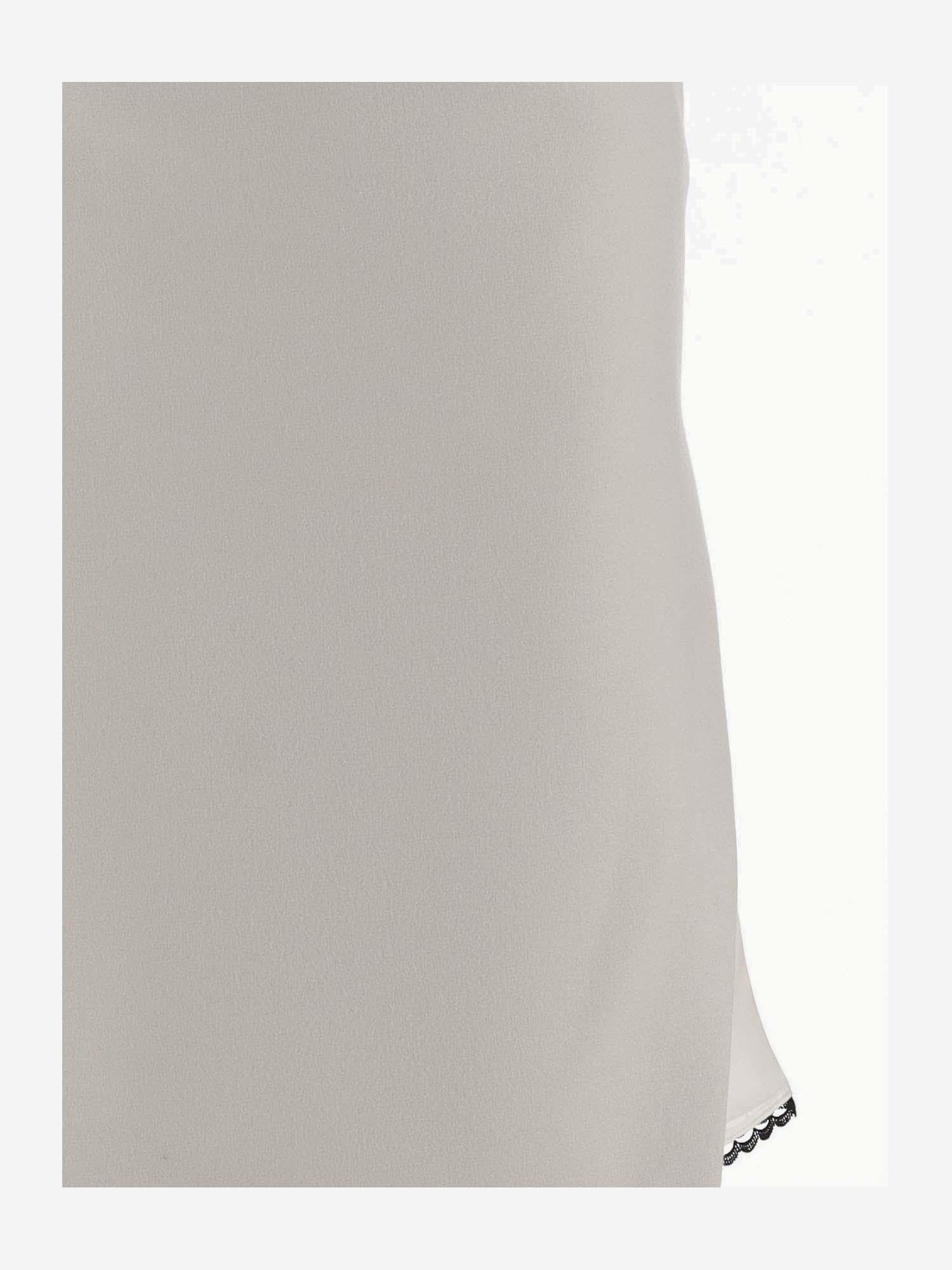 SACAI Wool Skirt In Gray Product Image