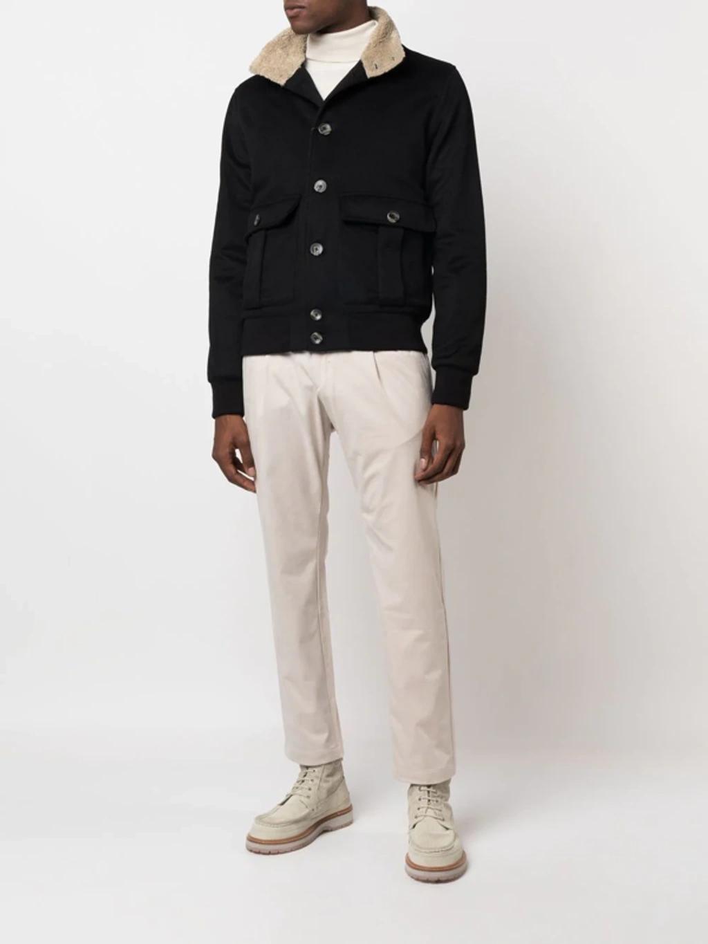HERNO Drawstring Straight-leg Trousers In Grey Product Image