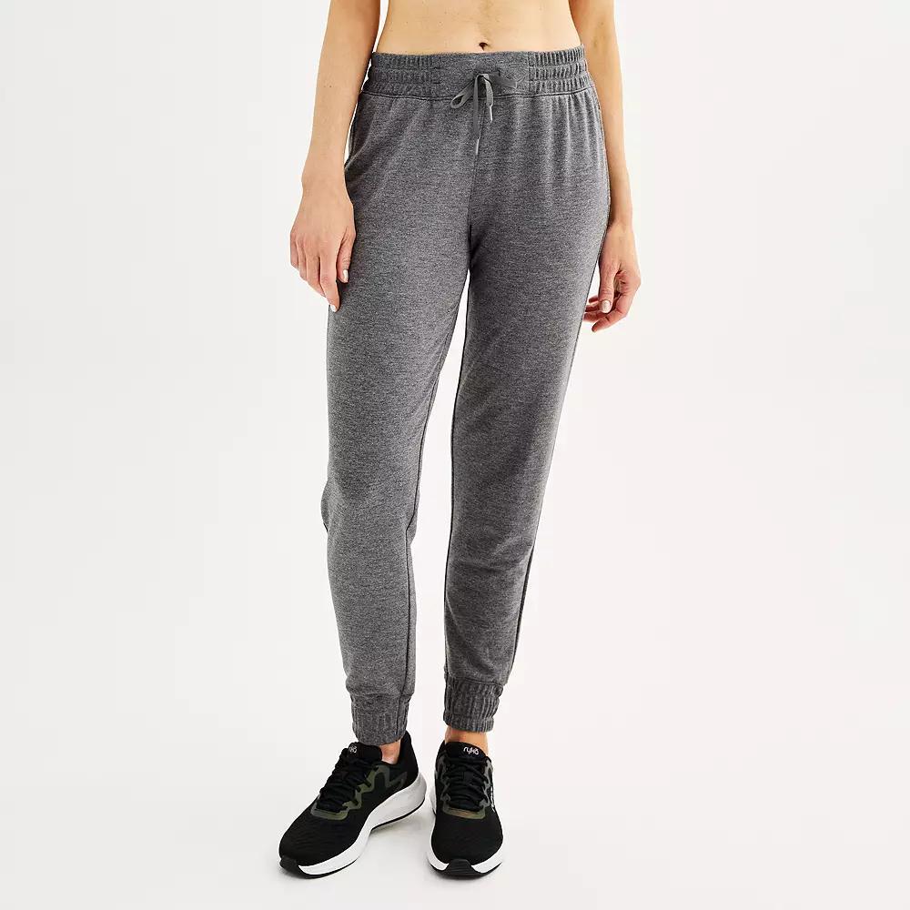 Women's Tek Gear® French Terry Joggers, Size: XXL, Pink Grigio Product Image