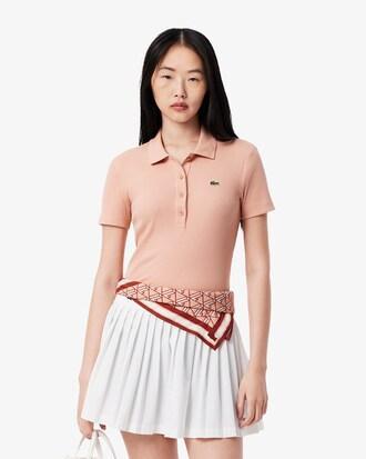 Slim Fit L.12.D Ribbed Cotton Polo Shirt Product Image