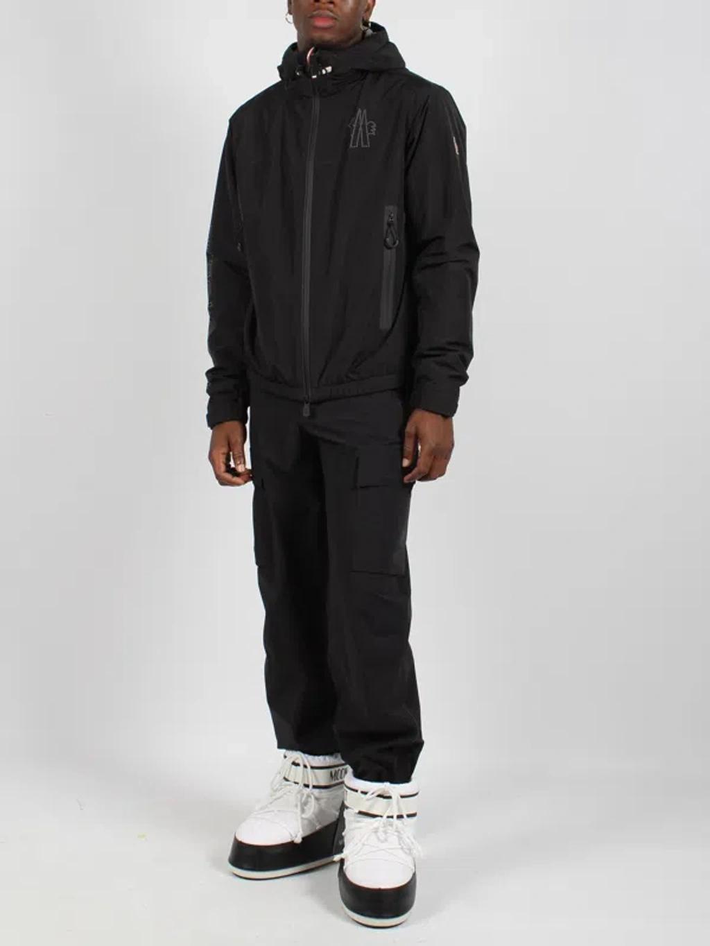 MONCLER Grenoble Straight Leg Trousers In Black Product Image