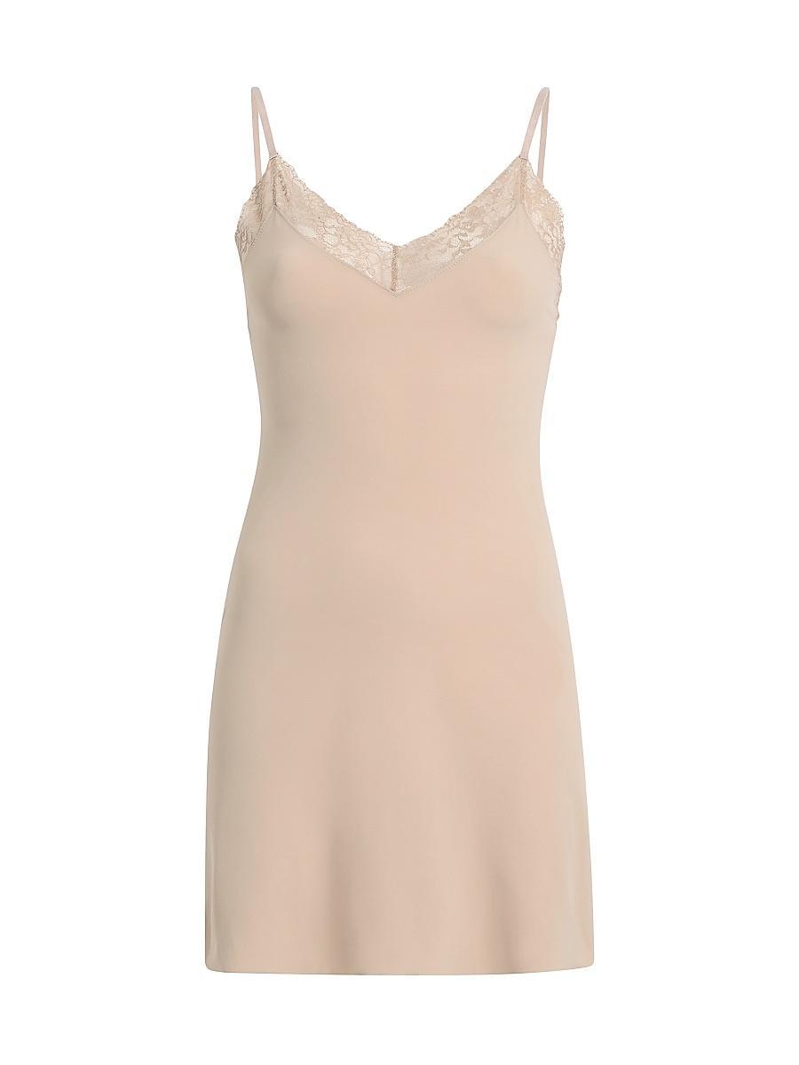 Womens Double Take Lace-Trim Slip Product Image