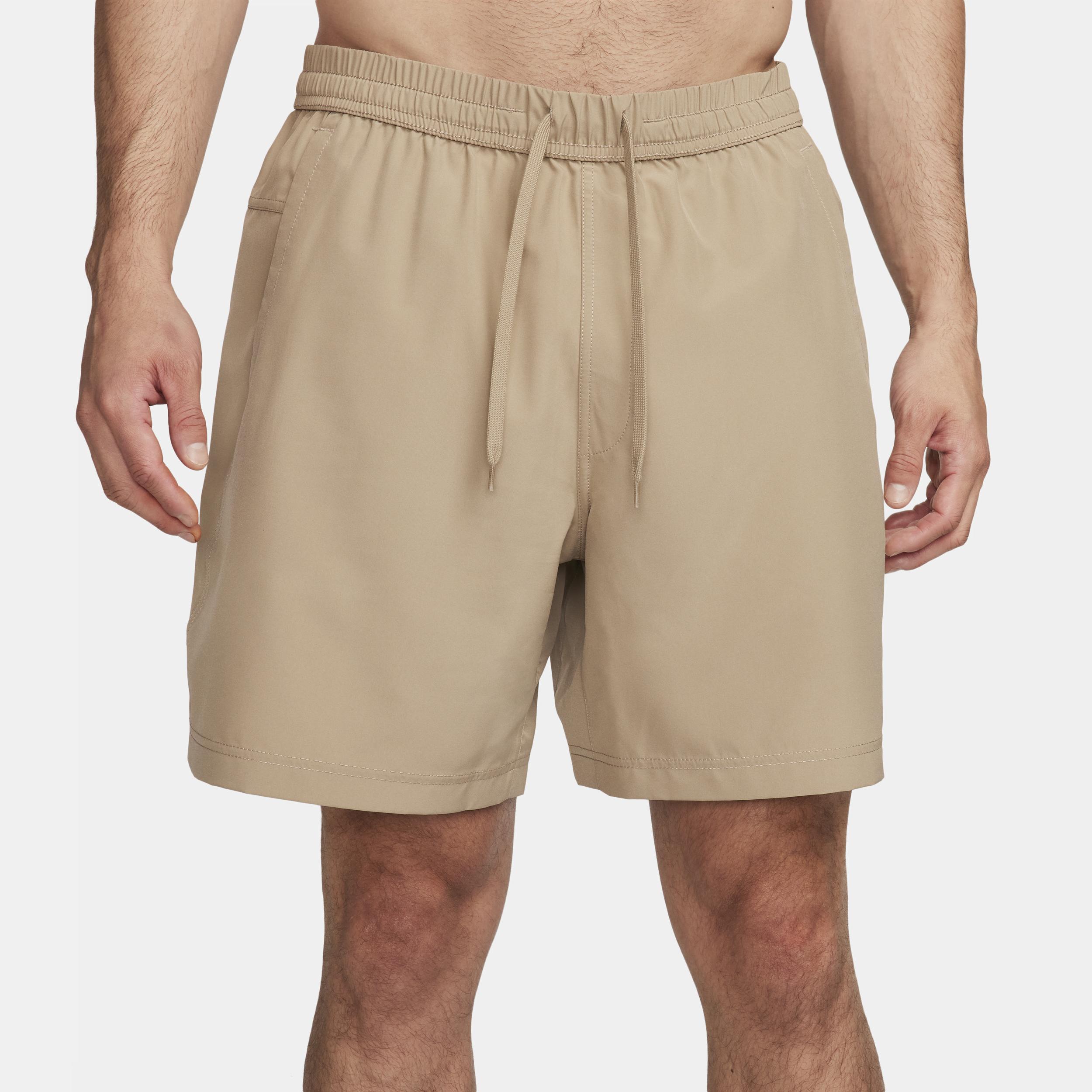 Mens Nike DriFit Form 7-in Unlined Woven Short, Men's, Size: Medium, Green Product Image