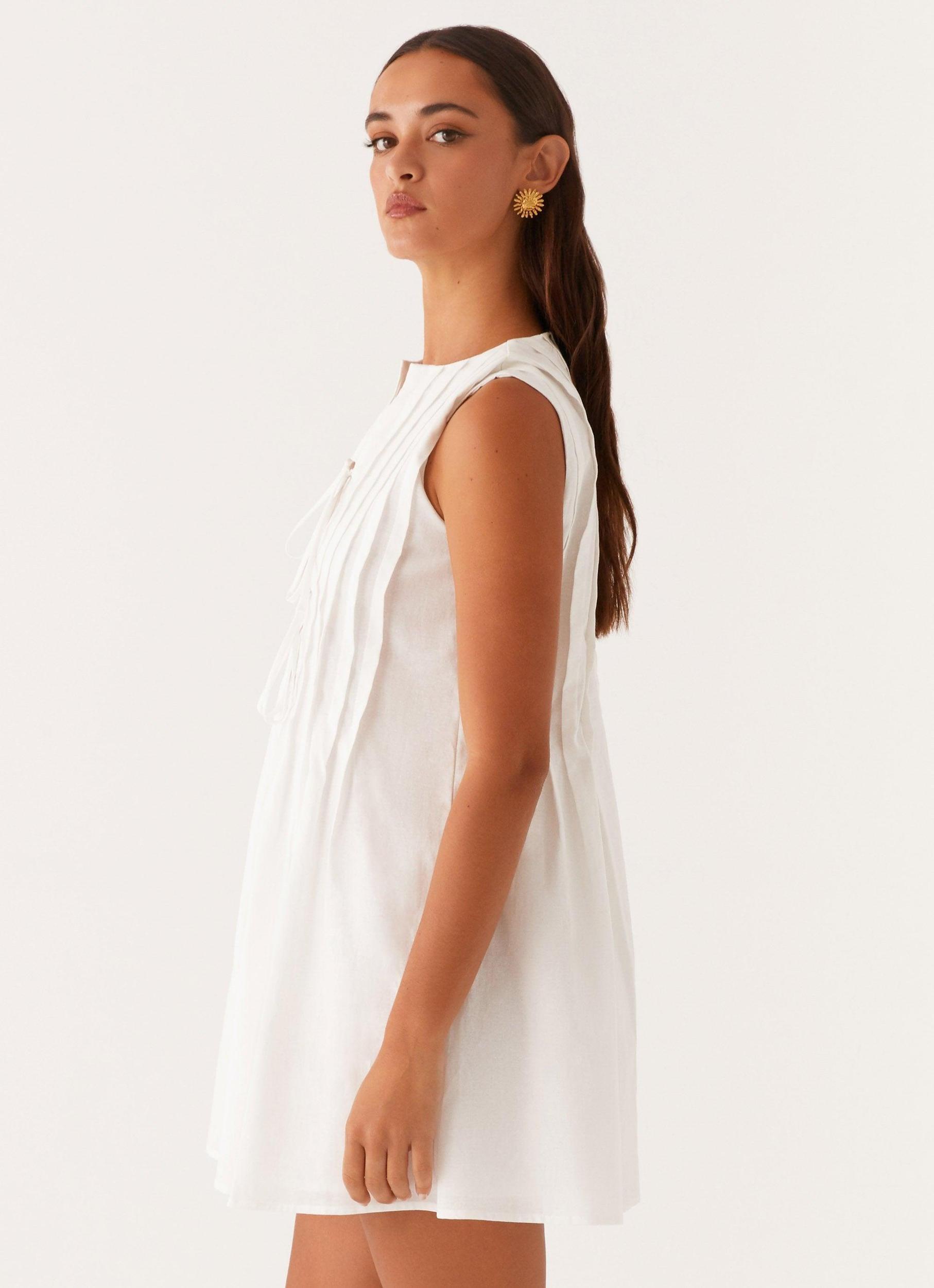 Martina Mini Dress - White Product Image