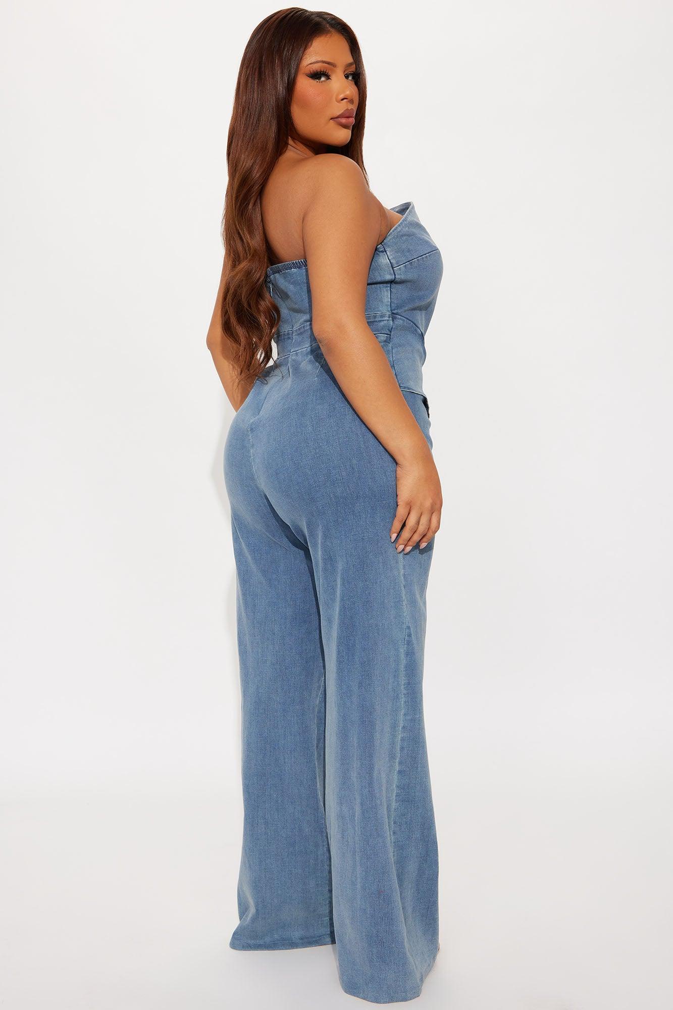 Heritage Blues Denim Jumpsuit - Indigo Product Image