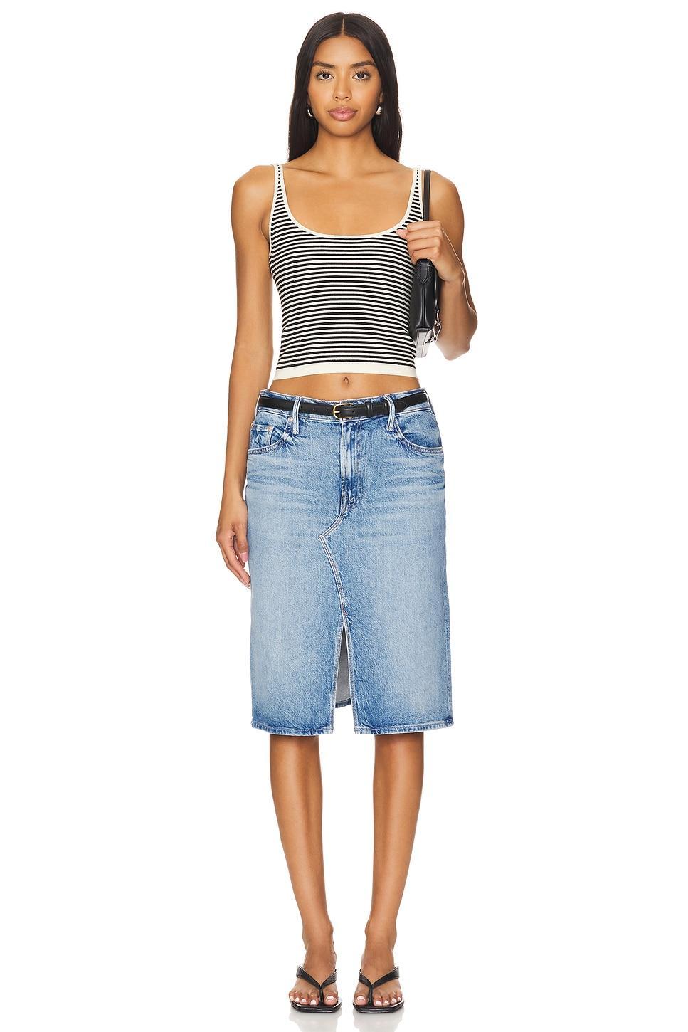 The Ditcher Midi Skirt MOTHER Product Image