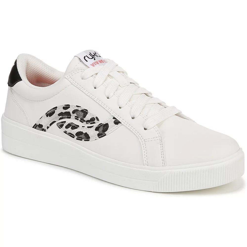 Ryka Viv Next Women's Lace-up Sneakers, Size: 8, White Leopard Product Image