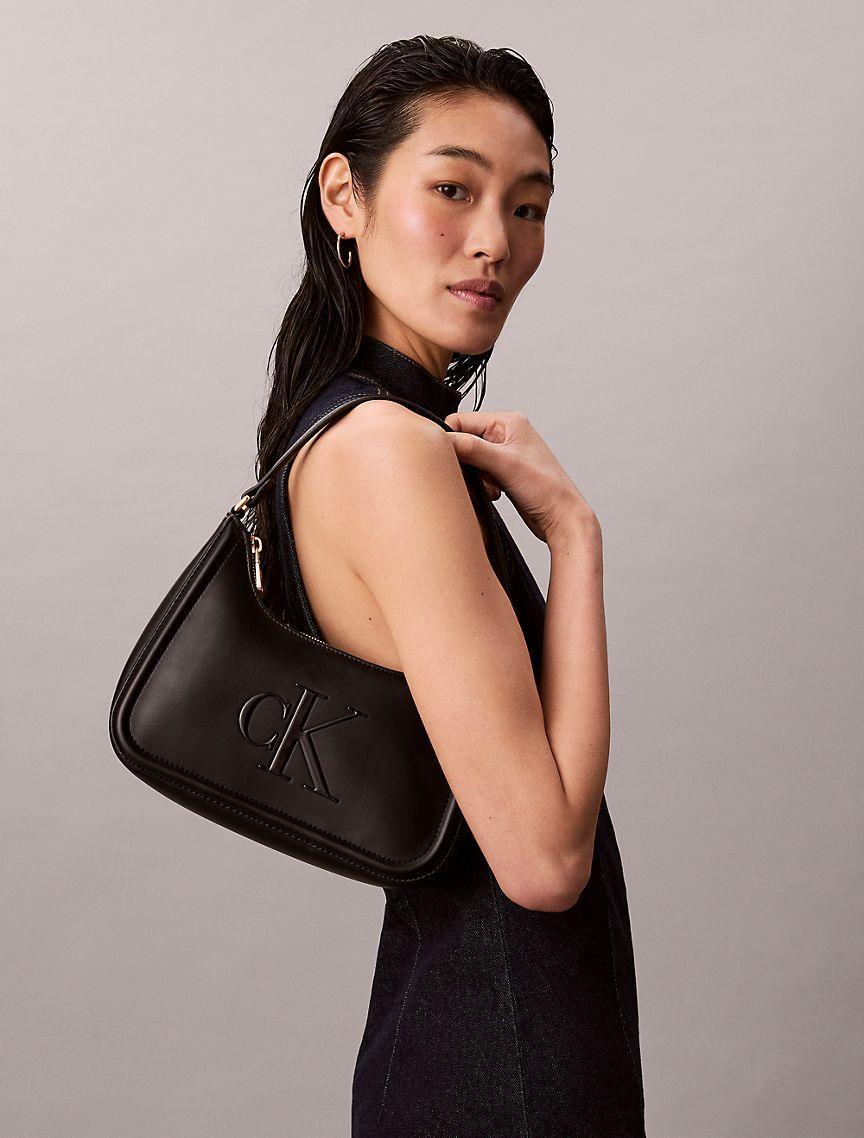Embossed Monogram Logo Shoulder Bag Product Image