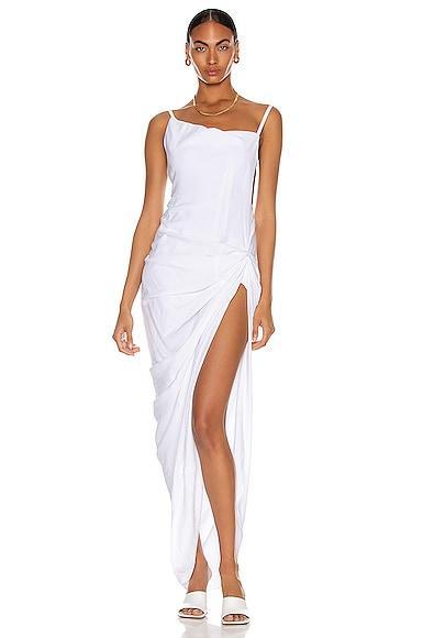 JACQUEMUS La Robe Saudade Longue Product Image