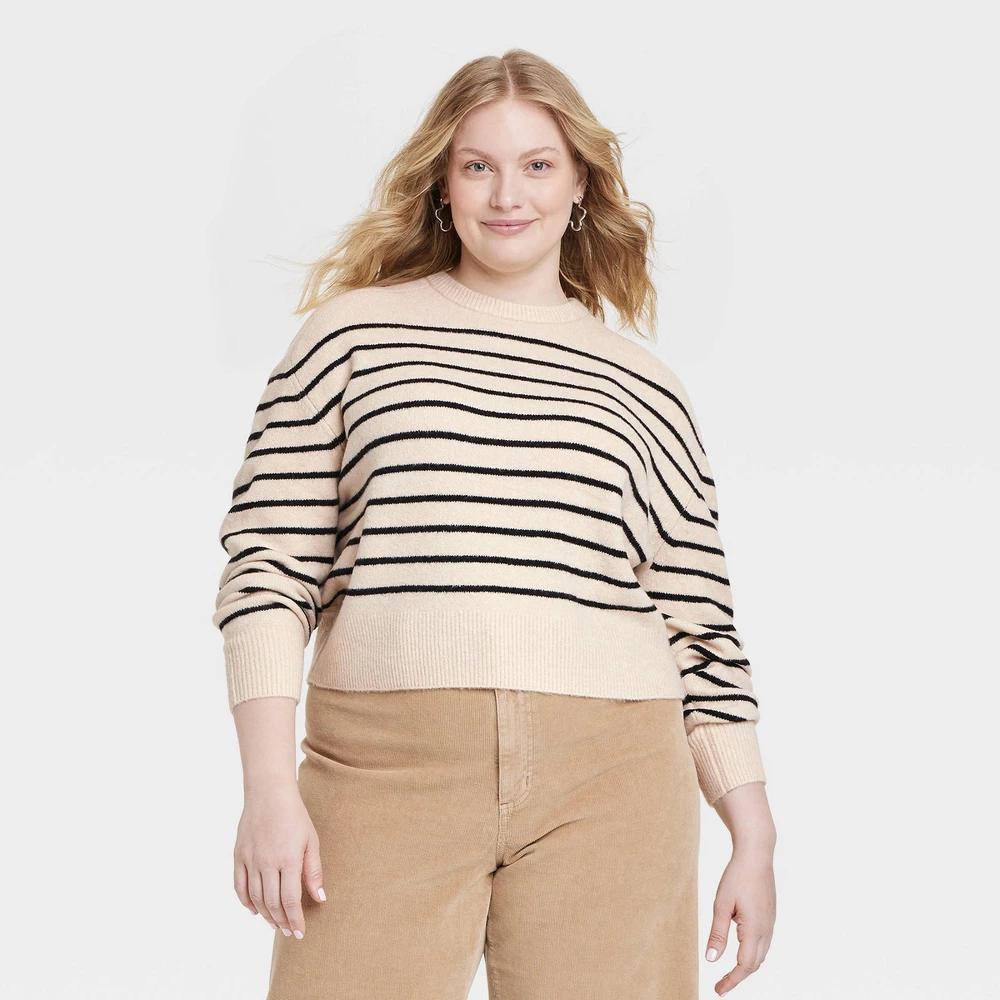 Women's Cozy Knit Crewneck Pullover Sweater - Universal Thread™ Product Image