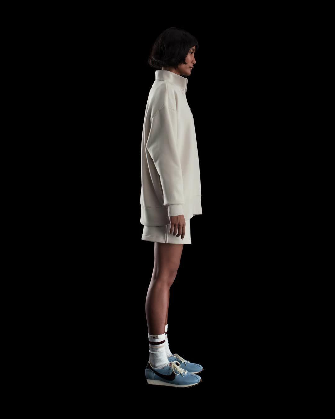 Women's Nike Sportswear Phoenix Fleece Oversized 1/4-Zip Long Sweatshirt Product Image