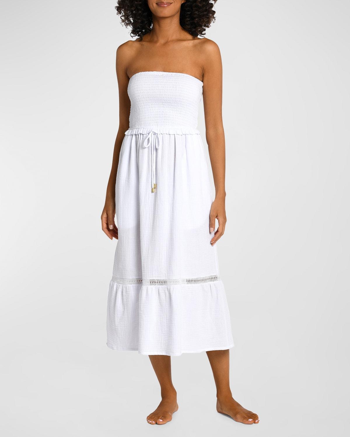 La Blanca Seaside Covers Strapless Dress Women's Swimwear Product Image