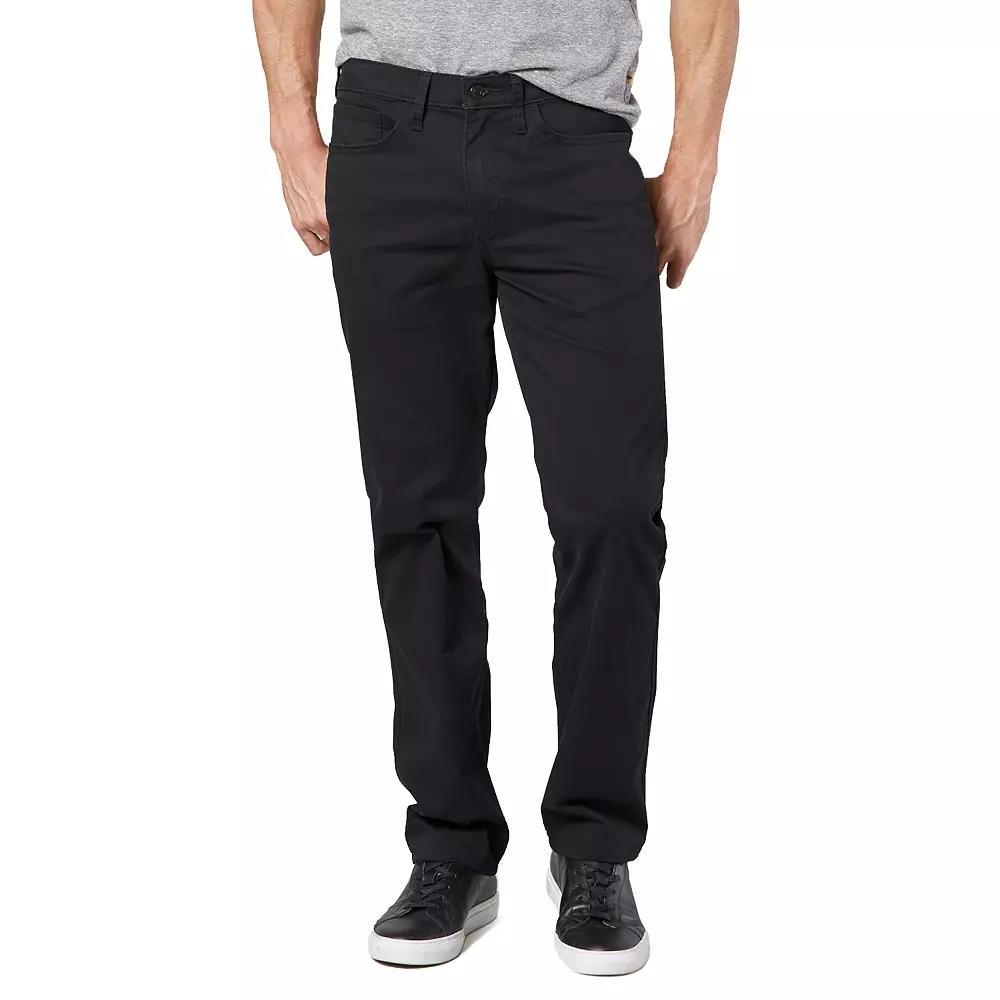 Men's Dockers® Jean Cut Khaki All-Seasons Tech Straight-Fit Pants, Size: 34X34, Black Product Image