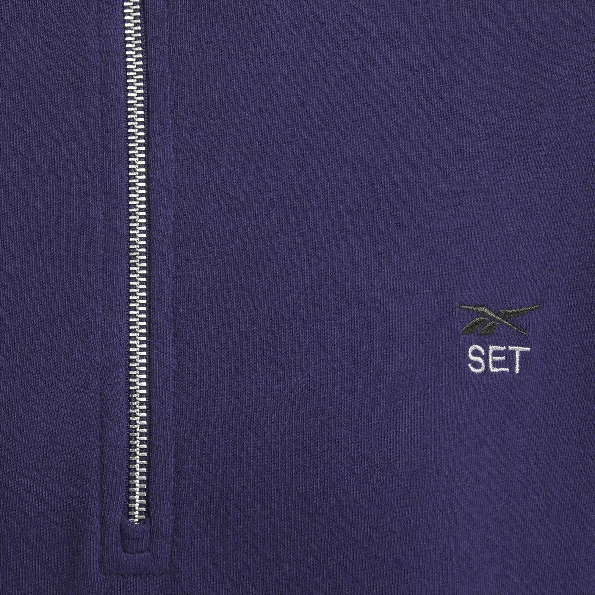 Women's Reebok x SET Classic Lightweight Quarter-Zip Sweatshirt Female Product Image