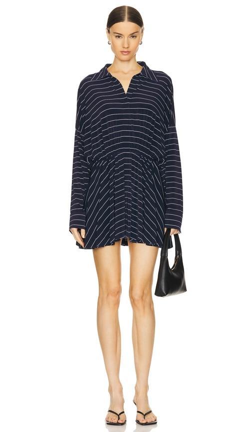 Super Oversized Shirt Flared Mini Dress Norma Kamali Product Image