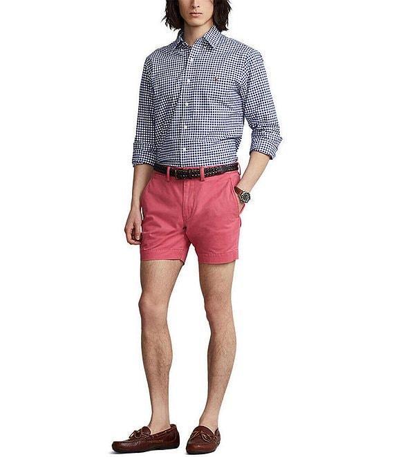 Polo Ralph Lauren Slim-Fit Gingham Stretch Long-Sleeve Woven Shirt Product Image