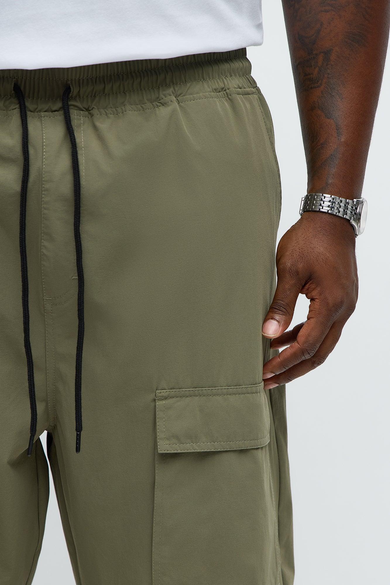 Straight Many Phases Cargo Pants - Olive Product Image